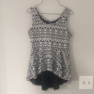 Tribal dressy tank